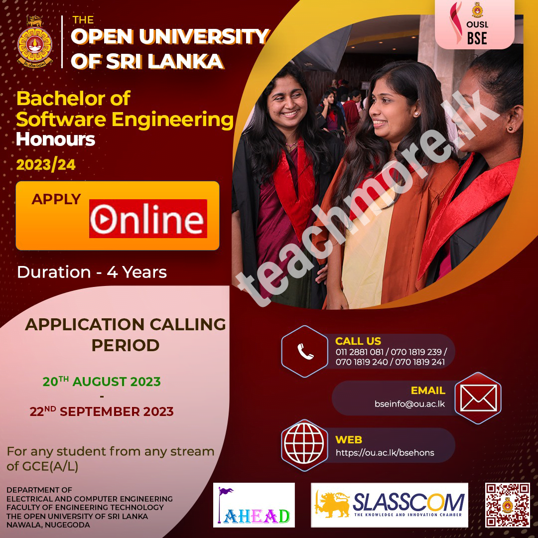 Bachelor of Software Engineering (BSE) (Hons) Degree Programme (Online Course) 2023/2024