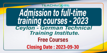 Admission to full time training courses - 2023