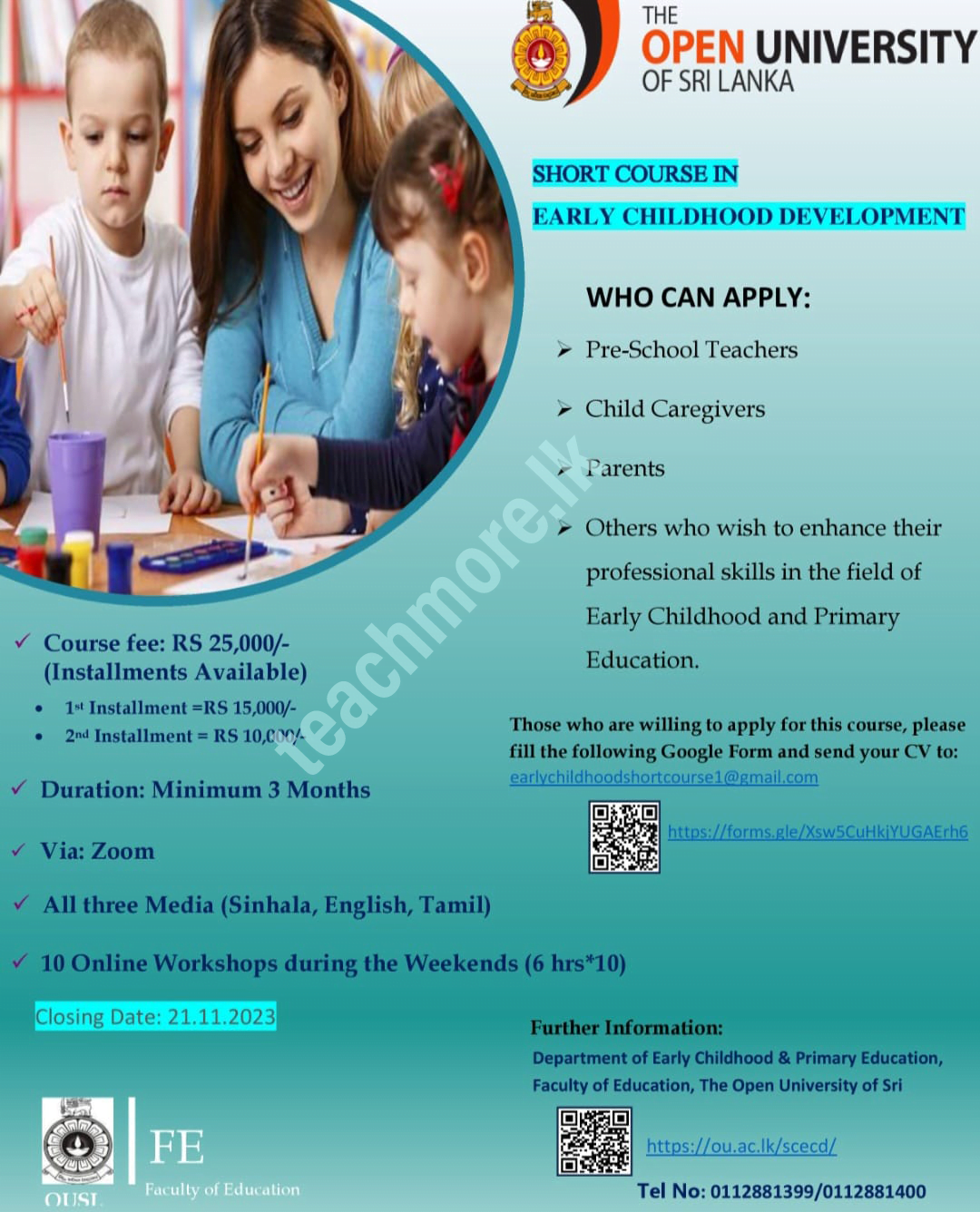 Short Course in Early Childhood Development